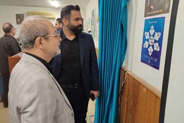 برپایی نمایشگاه هفته پدافند غیرعامل در مرکز بهداشت رشت